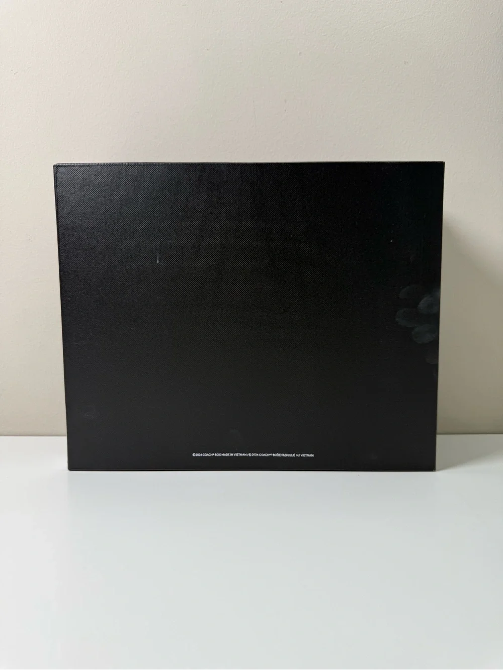 Coach | Empty Shoe Box Gift Box with Lid | Black